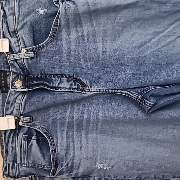 Silver Jeans Beau Boyfriend Curvy Mid Rise Ripped Jean sz 33 x 28 - Picture 11 of 15